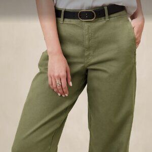 High-rise straight jean, Thyme, size 33